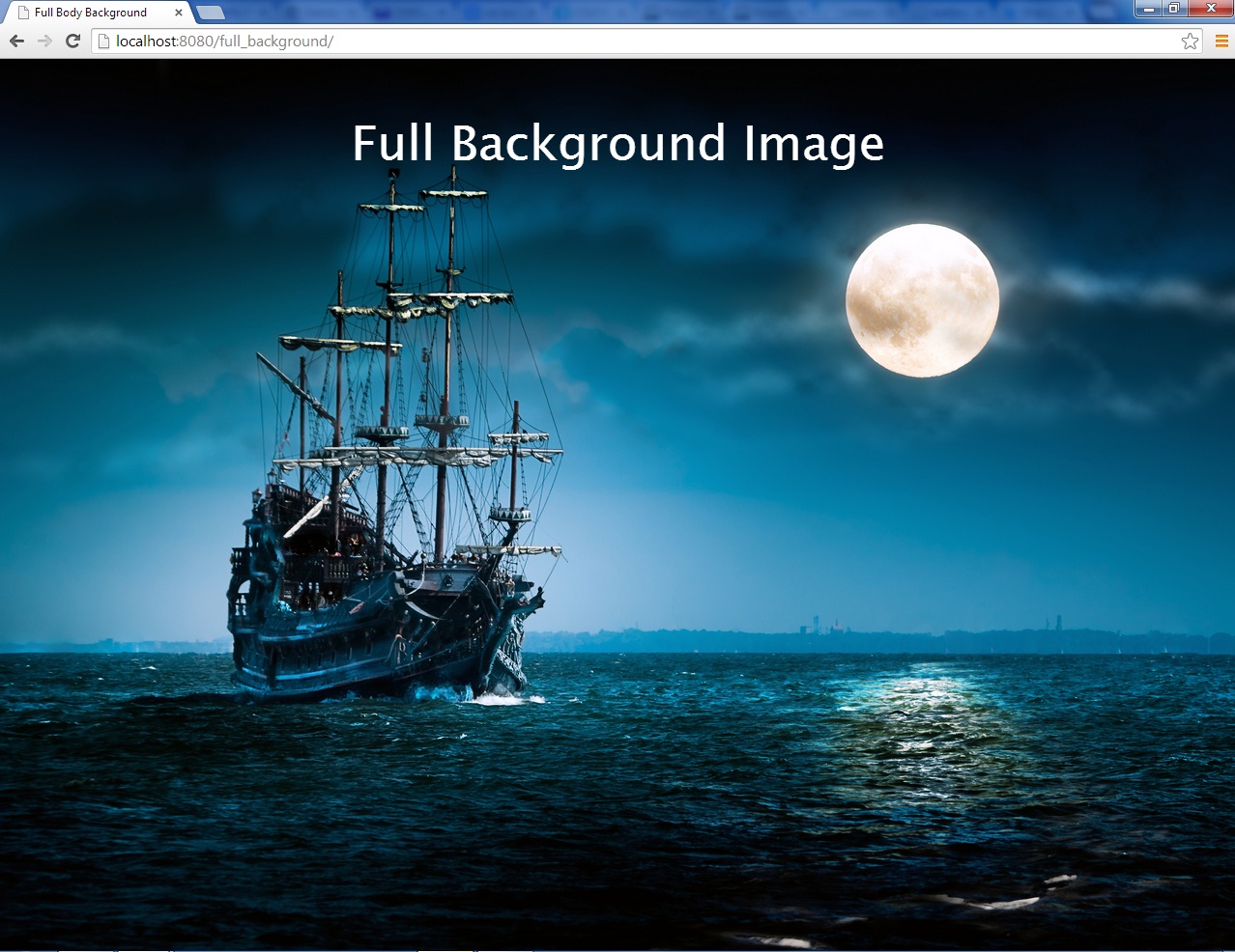 Full Background Image in CSS | Free source code, tutorials ...