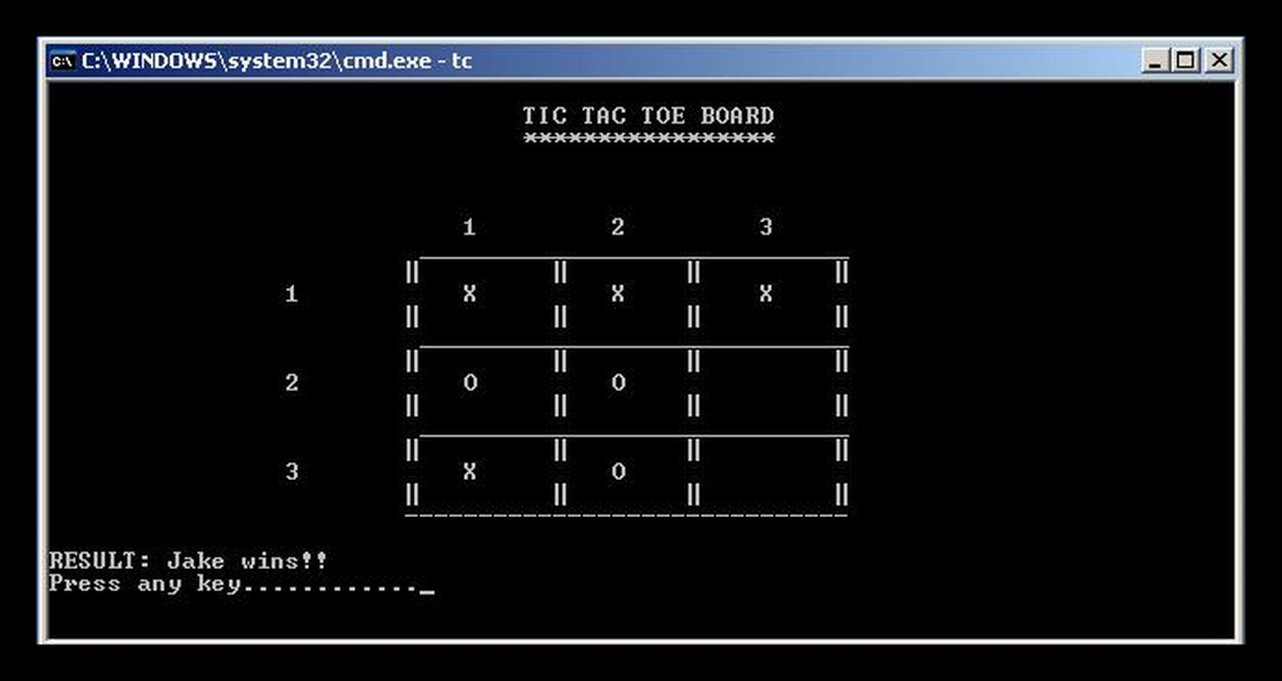 Tic Tac Toe Version 1 0 Free Source Code Tutorials And Articles