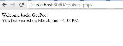 screenshot 114 - PHP Using Cookies Tutorial Source Code