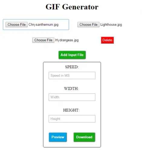 gif creator - PHP GIF Generator Tutorial Source Code