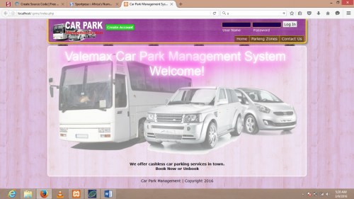 picture2 - PHP Car Park Management System Project PHP/MYSQL Source Code