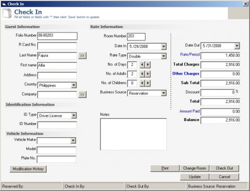 Sample Vb Program Access Database