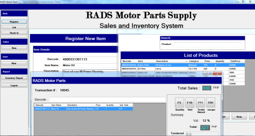 Computerized sales inventory system thesis