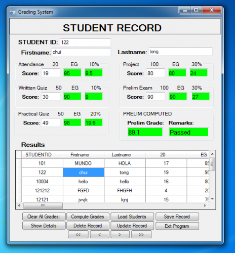 Online grading system thesis proposal