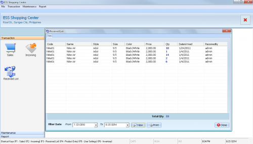 ESS Shopping Center (Sistem Penjualan) Visual Basic ESS Shopping Center (Sistem Penjualan) Visual Basic