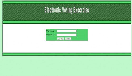 evoting - PHP Electronic Voting System PHP/MYSQL Source Code