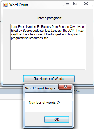 Free Program Word Count