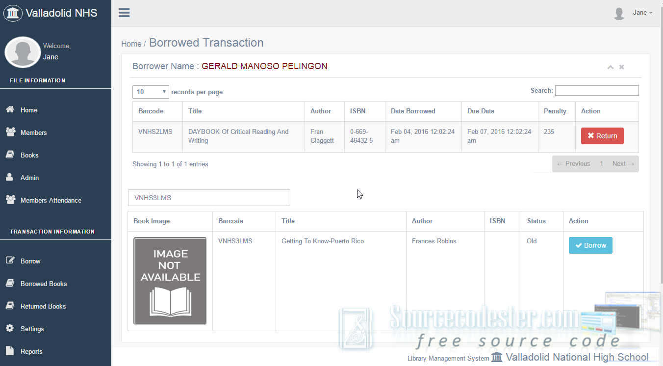 Management System with Barcode using PHP with Code | SourceCodester