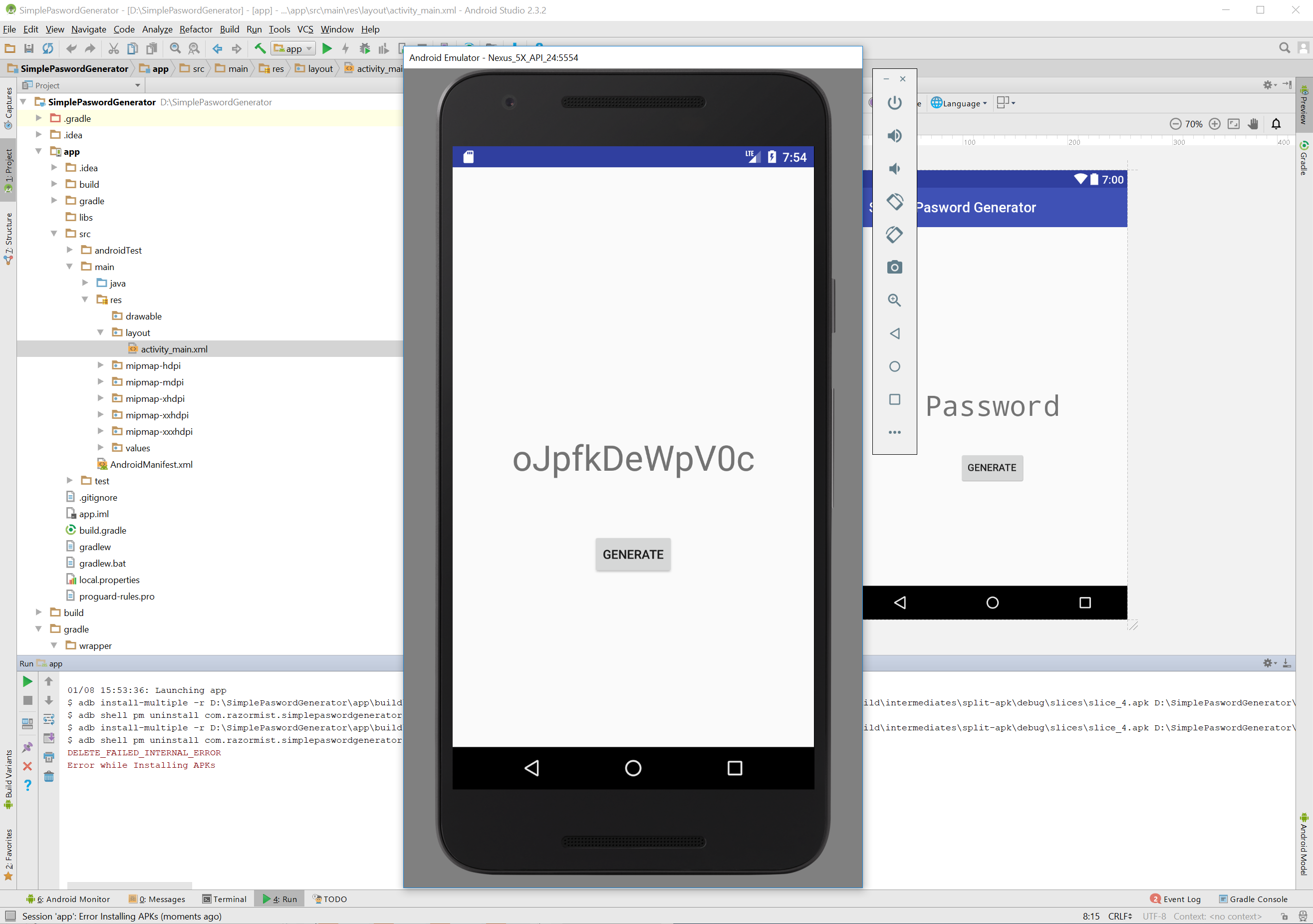 Sandals Ash Long Android: Simple Password Generator | Free Source Code Projects and Tutorials