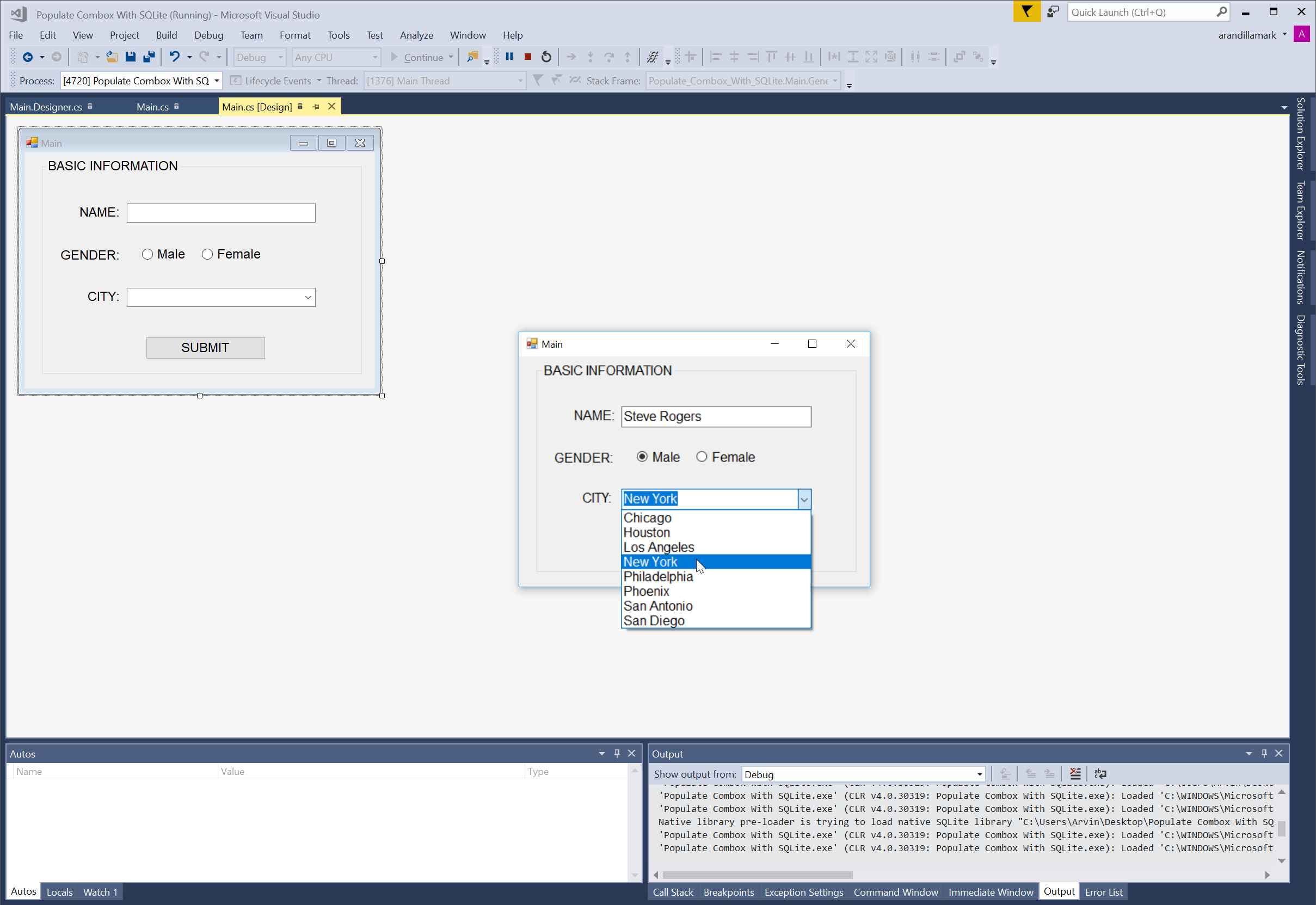 Sqlite tutorial c#