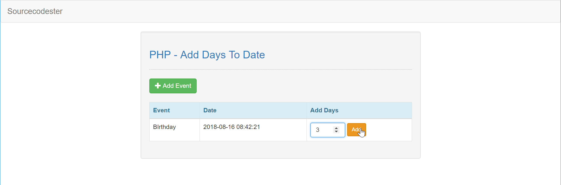 PHP - Add Days To Date | Free Source Code & Tutorials