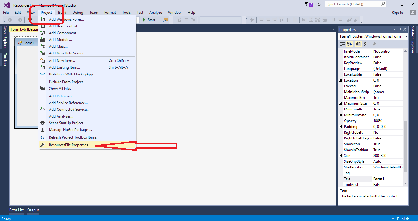 Update Resource File Vb Net Tutorial Visual Basic