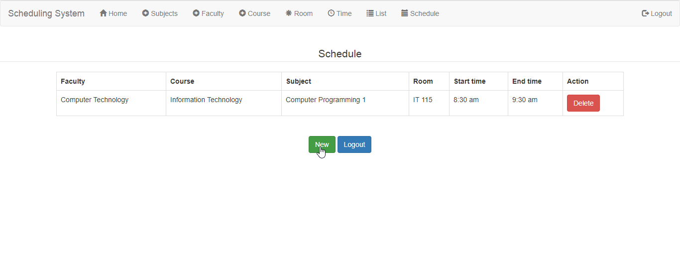 Online Scheduling System Free Source Code Projects And Tutorials