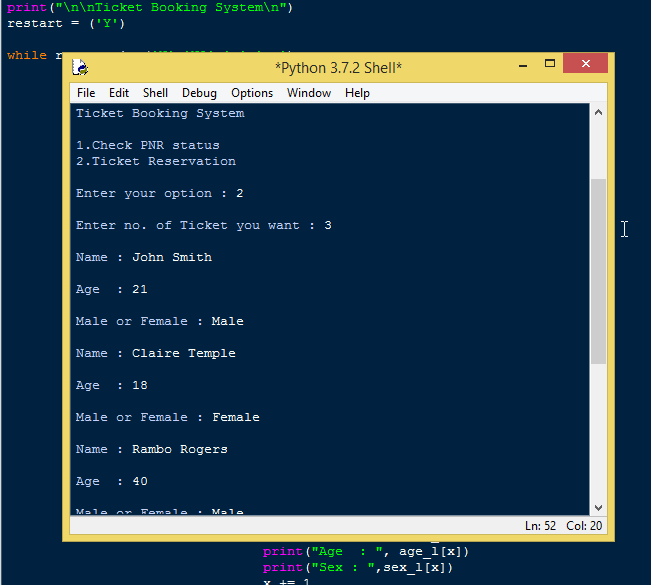 Ticket Booking System Using Python Free Source Code Projects Tutorials