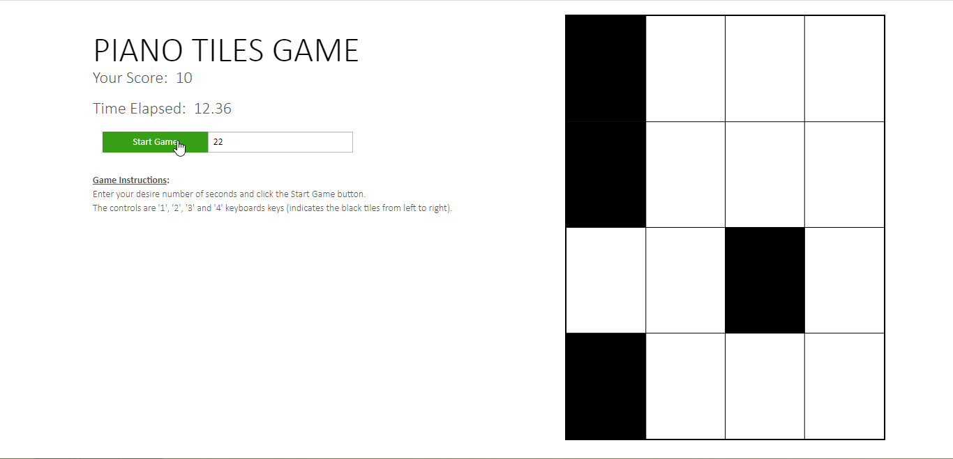 Game Piano Tiles