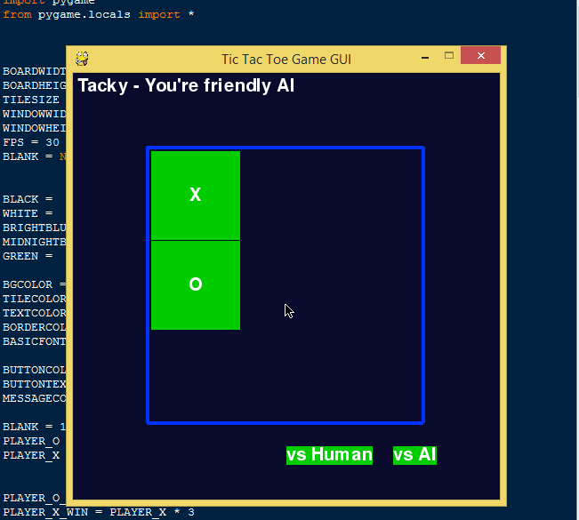 Tic Tac Toe GUI In Python using PyGame - GeeksforGeeks