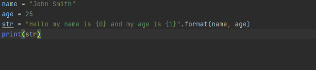 Python Issue: Using "input()" function with String "format ...