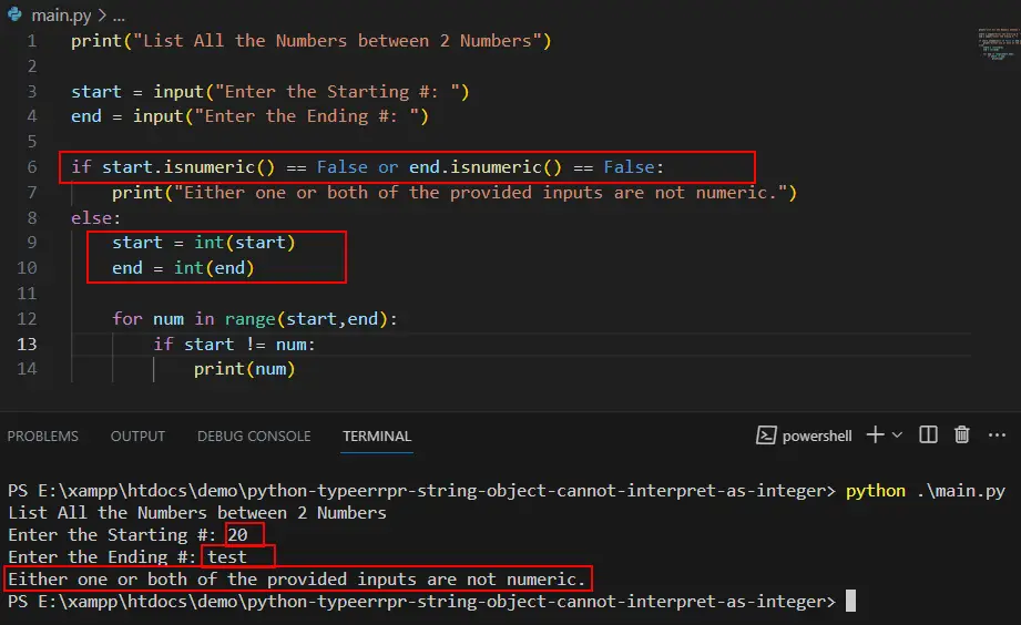 How to fix Python TypeError string cannot be interpreted as an integer