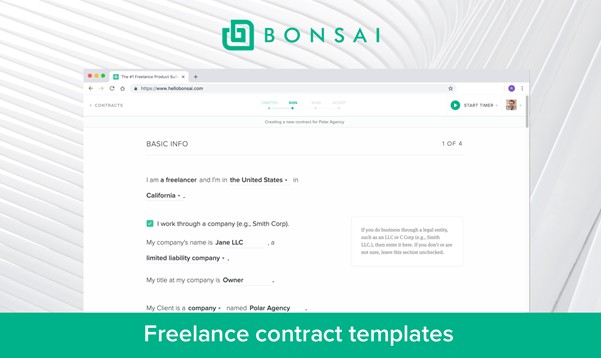 Bonsai Contracts  for Design & Developers
