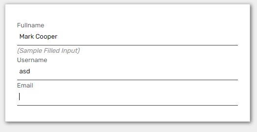 Floating Input Placeholder or Label using CSS