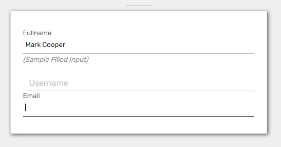 Floating Input Placeholder or Label using CSS