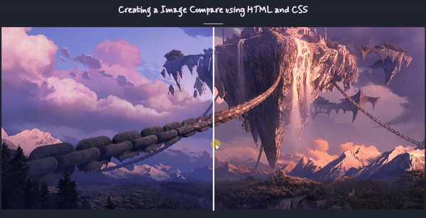 Image Comparison Slider Demo