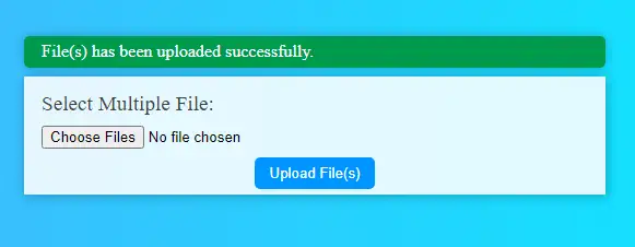 Multiple File Upload in Django Tutorial