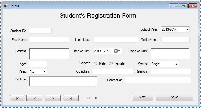 Registration Form