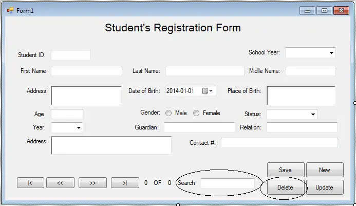 Registrationform1 Tranquillity Secondary