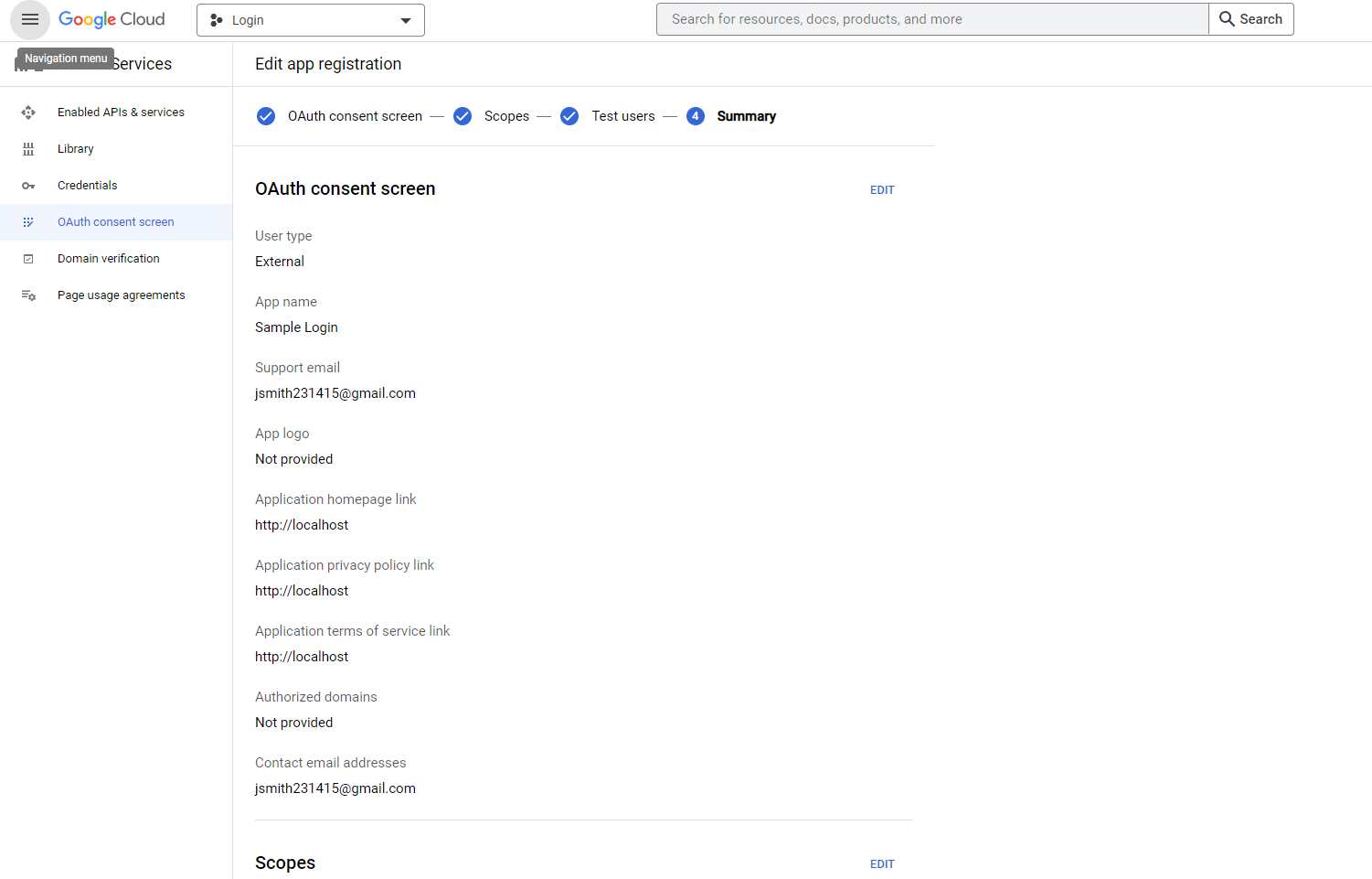 Google Cloud Console Create Project