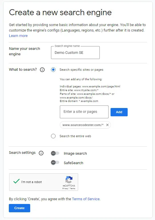 How to Create a Google Programmable Search Engine