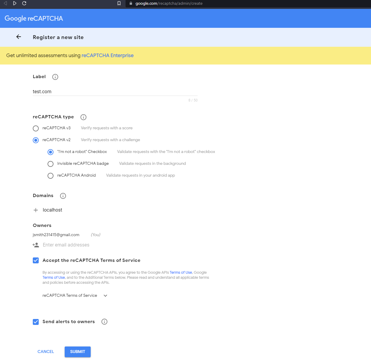 Google reCaptcha