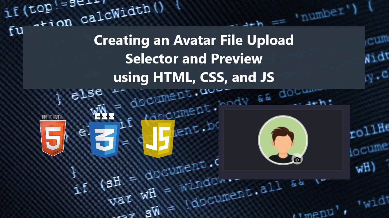 ReactJS component to upload and preview avatars