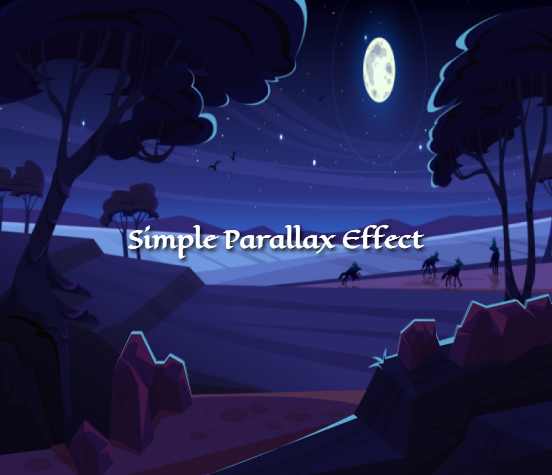Creating a Parallax Effect using HTML, CSS, and JavaSctipt