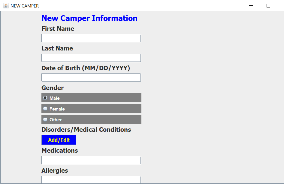 new camper standard - Cabin Assigner Pro - Free Source Code