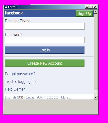  Facebook  Login  Launcher Free Source Code Tutorials