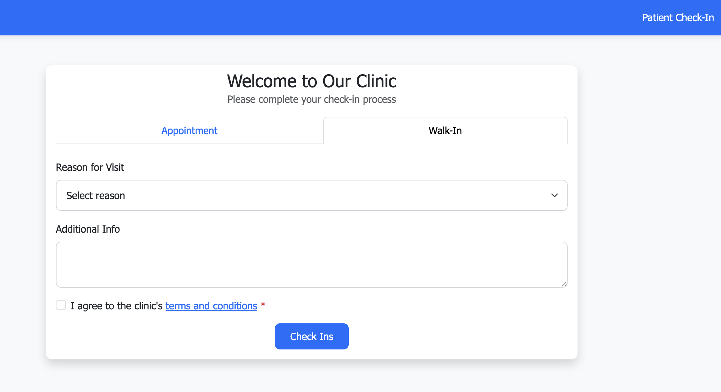 Patient Queue Management System (PQMS)
