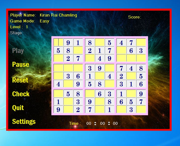 Different model of class with a Sudoku game Source: Globoplay (2016).