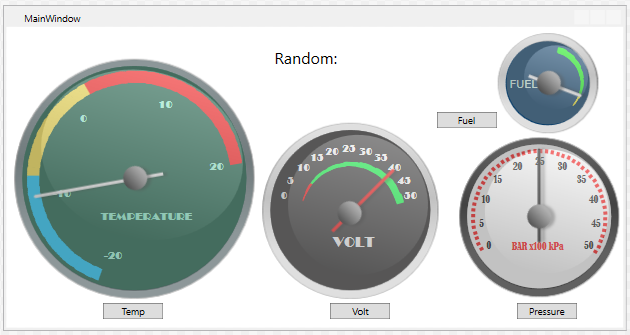 Analog Gauge Control