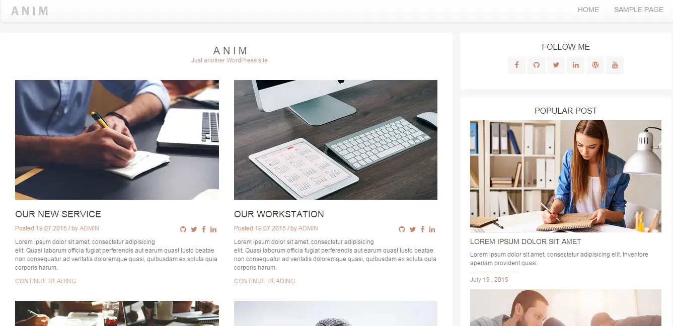 Free Responsive Blog Template For Bloggers Free Source Code, Projects