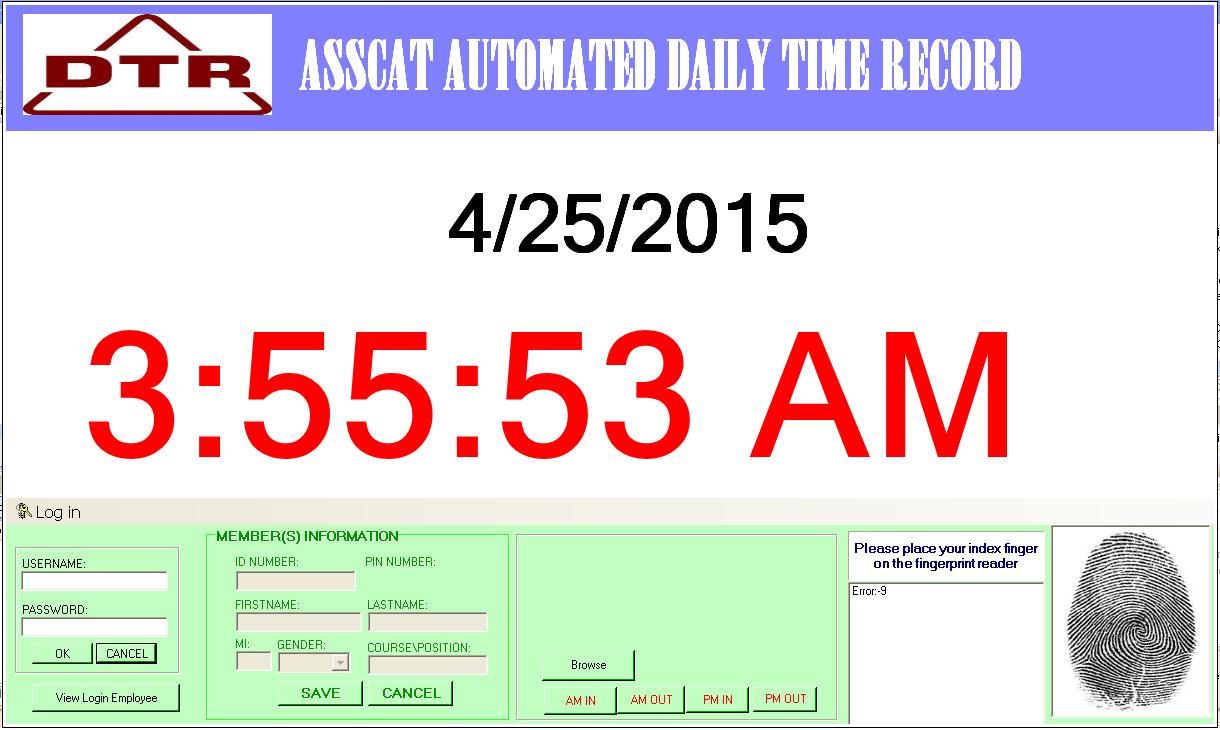employee attendance management system project in java with source code employee attendance management system project in java with source code