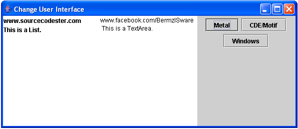 uijava - Change User Interface(UI) in Java - Free Source Code