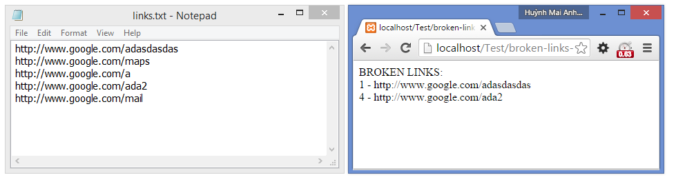 Find Broken Links Excel