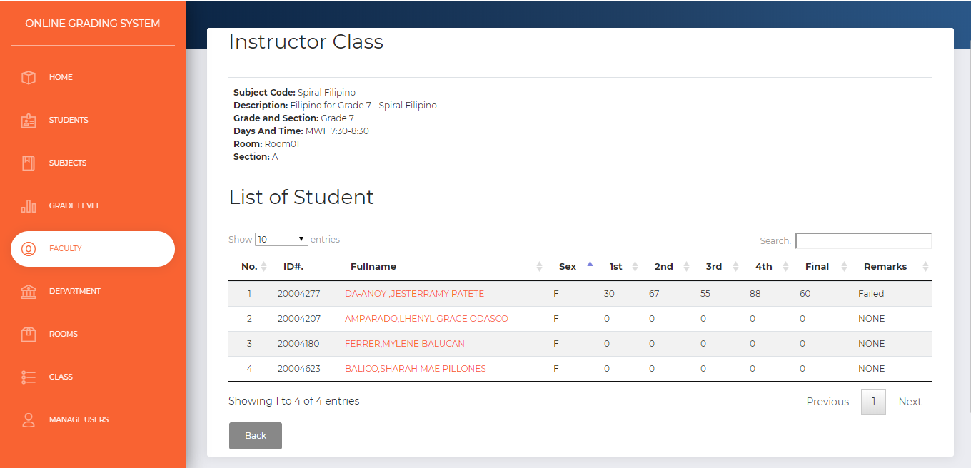 2019 10 22 4 - Online Grading System Using PHP/MySQLi - Free Source Code