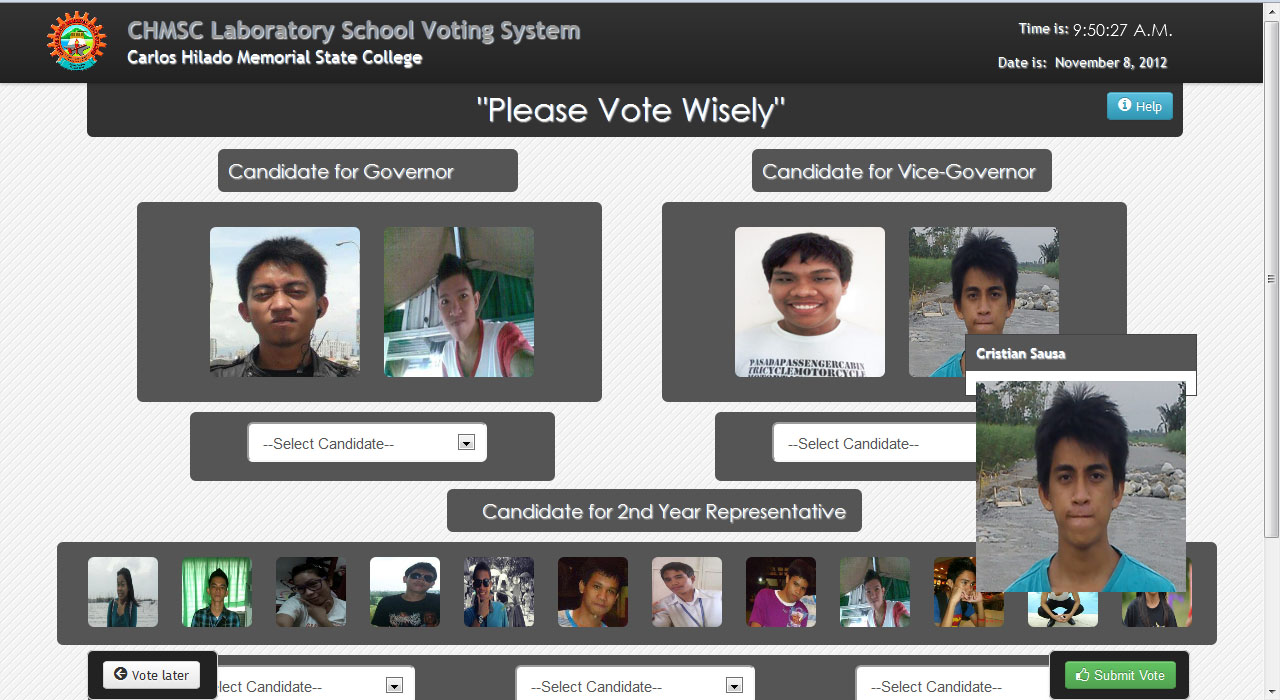 Vote system