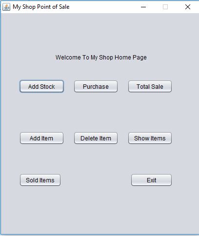 Point of Sale in Data Structures