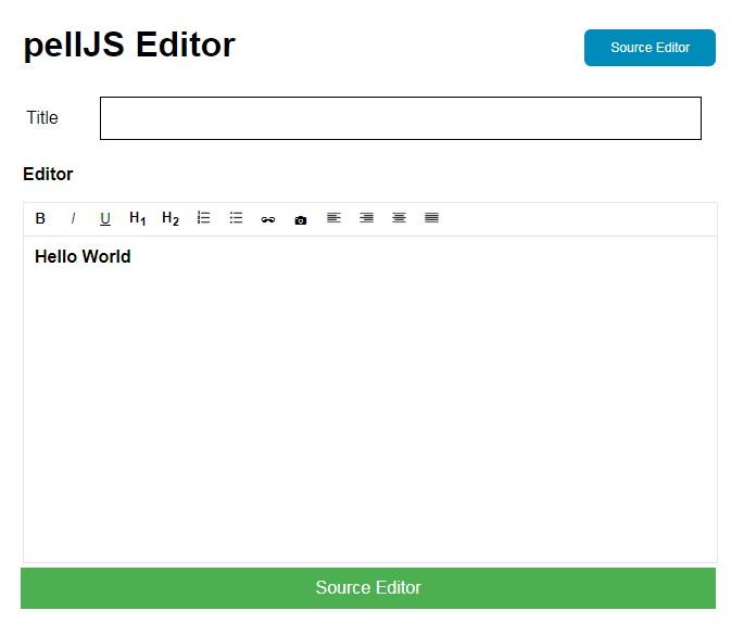 capture 0 - Simple Richtext Editor Based on pellJS - Free Source Code