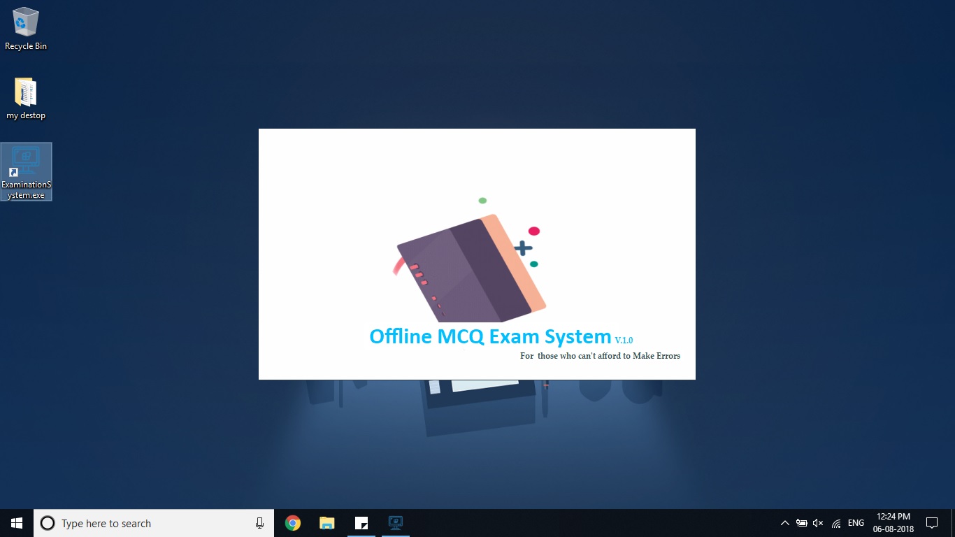 1 - Offline MCQ Exam System for Computer based Test [Full] - Free Source Code