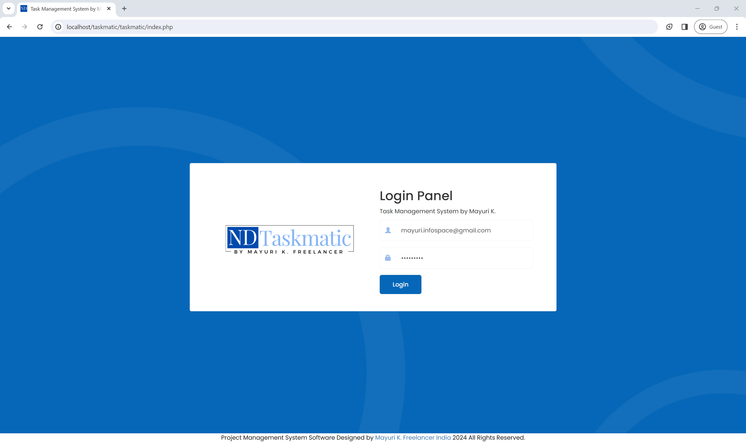 task management system in php free download