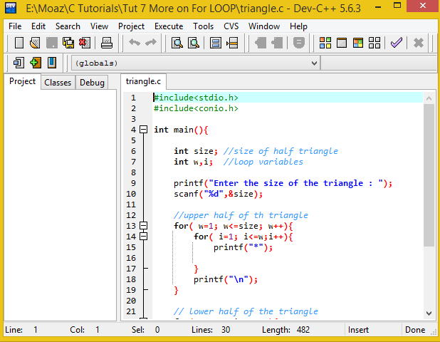 Nested For Loops Free Source Code Amp Tutorials